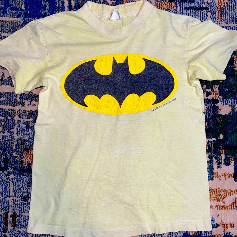 tm dc comics batman inc. 1989 kids vintage  14/16